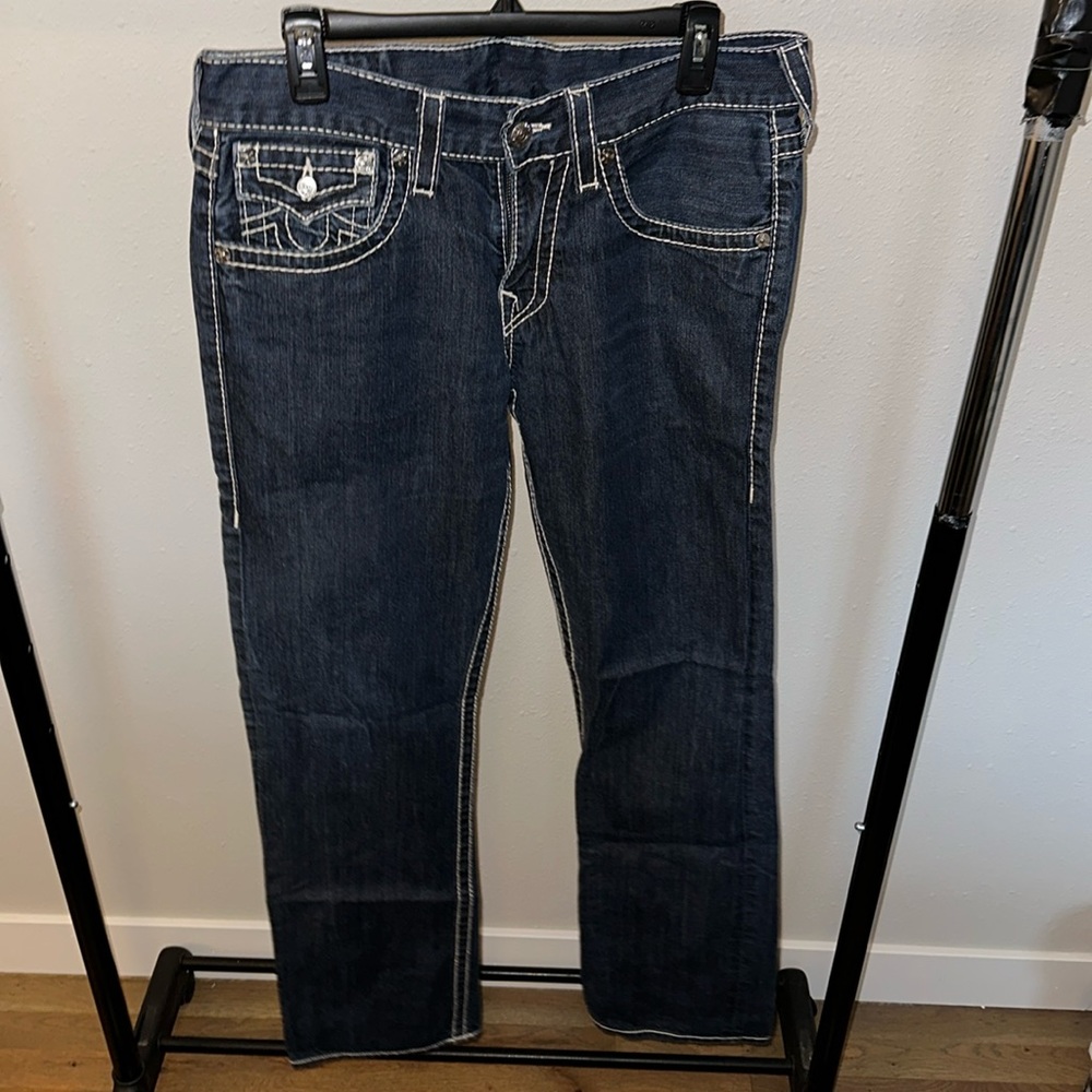 True Religion - Section Straight Denim Seat Jeans